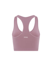 Premium Seamless Favourites Racer Crop - Dusty Rose