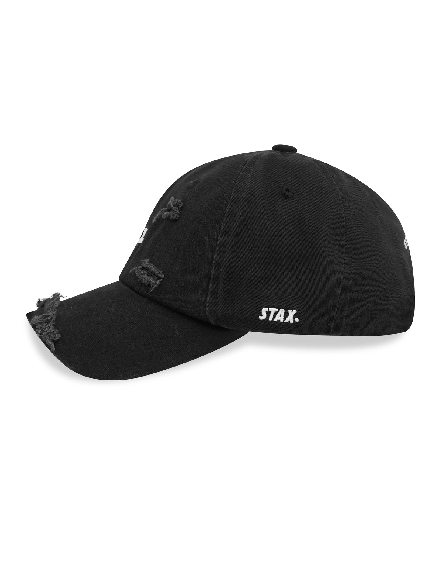 Distressed Cap - Black