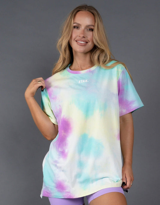 Oversize Tie Dye Tee - Galaxy