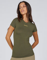 STAX. AW Womens Tee - Oryx (Olive)