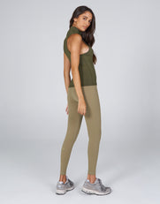 AW High Neck Tank - Oryx (Olive)