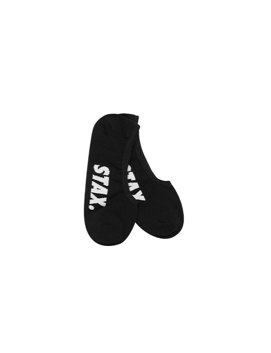 Unisex No Show Socks - Black
