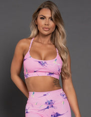 Spring Collection Strappy Crop - Peony