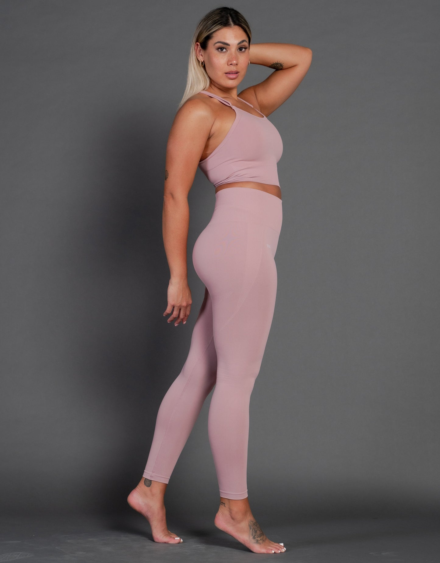 STAX. Premium Seamless V4 Tights - Dusty Rose