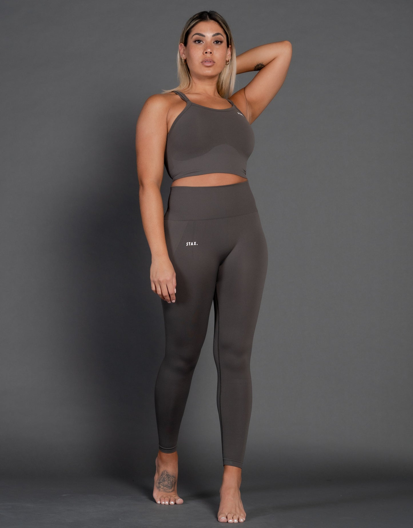 STAX. Premium Seamless Tights V4 - Dovetail Grey