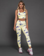 STAX. Spring Collection Cropped Tank - Sunflower