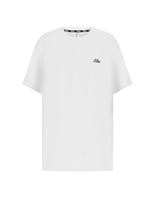 Mens Cursive Tee - White